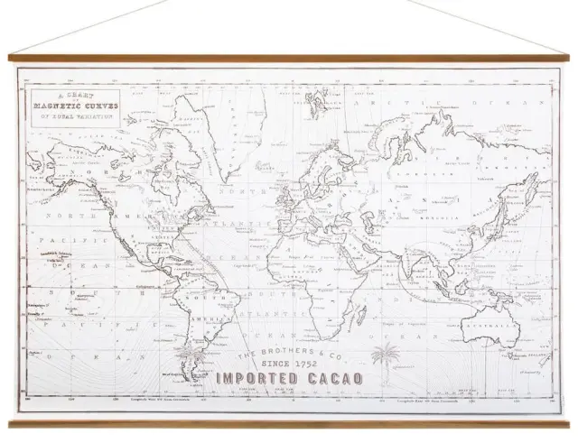 Διακοσμητικός Πίνακας World Map Atmosphera με διαστάσεις 110x2x74cm 166903 2