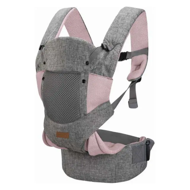 FreeON Easy Move 3D Mesh Εργονομικός Μάρσιπος 3in1 Grey Pink