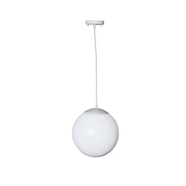 Aca Light ΑΚΡΥΛΙΚΗ ΚΡΕΜΑΣΤΗ ΜΠΑΛΑ ΦΩΤΙΣΤΙΚΟ ΜΕ ΑΝΑΡΤΗΣΗ ΓΑΛΑΚΤΕΡΟ ΣΥΜΒΑΤΙΚΟ 1xΕ27 IP45 Φ250x1250mm