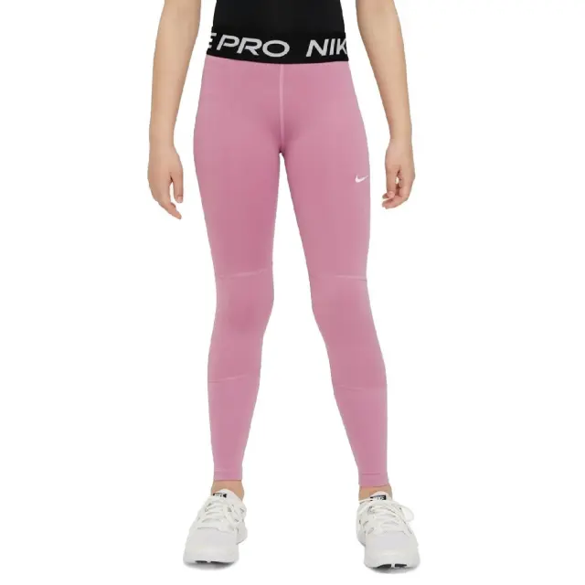 Nike Pro Dri-FIT Μακρύ Κολάν για κορίτσια DA1028-698 Ροζ - L