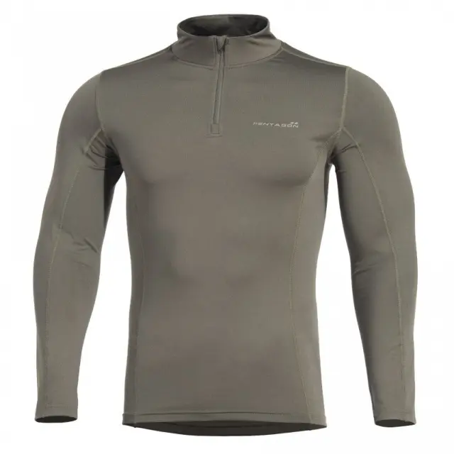 Pentagon Pindos 1/2 Zip Shirt-Ισοθερμική Μπλούζα με Φερμουάρ 1/2 - 06-Χακί-Olive Green