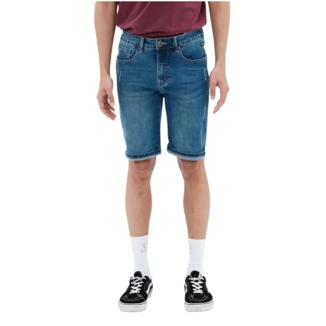 Emerson Stretch Denim Short (221.EM45.197-Blue) - Μπλέ