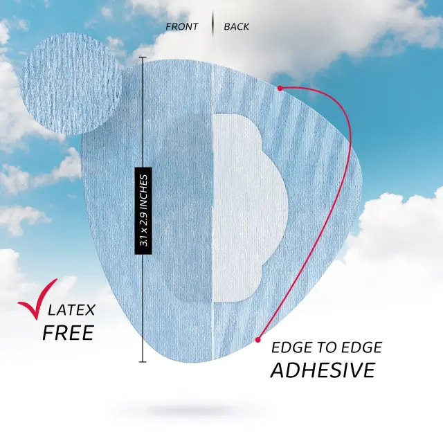 Not Just a Patch Air Αδιάβροχα Αυτοκόλλητα για Freestyle Libre 2 Plus, Medtronic Guardian, Dexcom G7, Dexcom ONE+, Sibionics GS1 & Medtrum TouchCare Nano 20τμχ – Μπλε 2