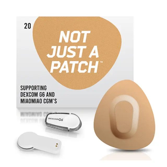 Not Just a Patch Original Αδιάβροχο Αυτοκόλλητο για Αισθητήρες Dexcom G6 20τμχ - Μπεζ
