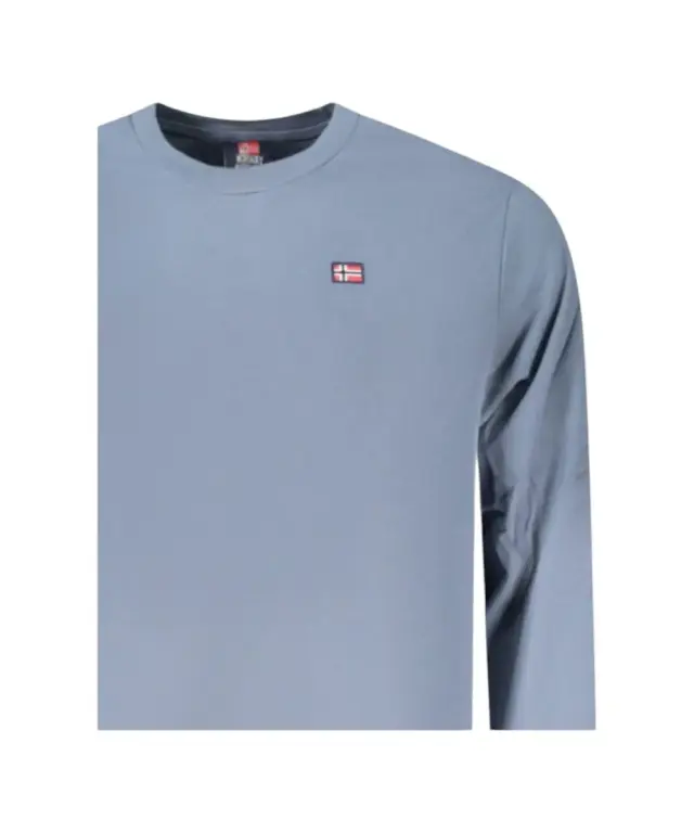 Norway Nautical School - Ανδρικό T-shirt Μακρυμάνικο 856072-TYPHOO Γαλάζιο 3