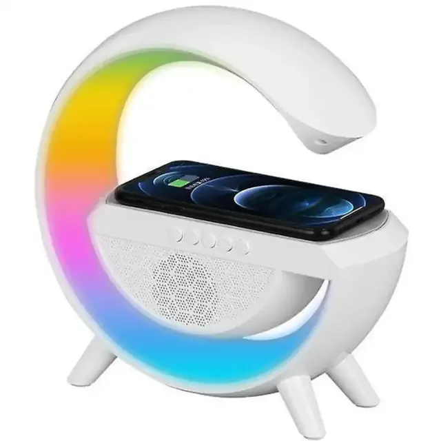 Πολυλειτουργικό Ηχείο Bluetooth 5W με ασύρματη φόρτιση και LED RGB φωτισμό BT2301