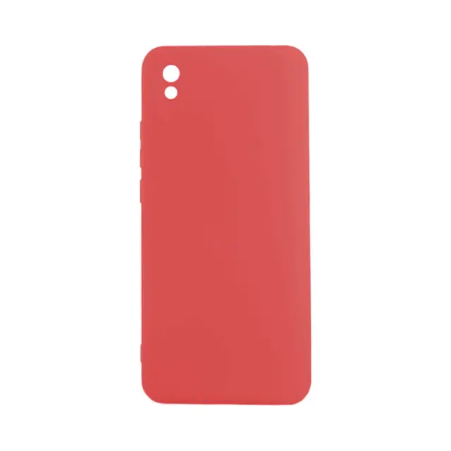 Θήκη Σιλικόνης Soft Back Liquid Silicone Case Για Xiaomi Redmi 9A / 9AT Κόκκινη