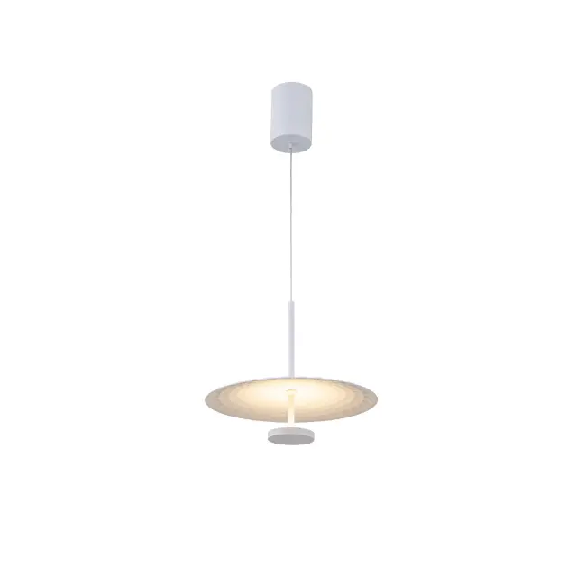 LOFTY- PENDANT LAMP SAND GOLD ALUMINIUM LED SMD 8W 2700Κ 560LM IP20 Φ300x1500mm / BD379A300PWH