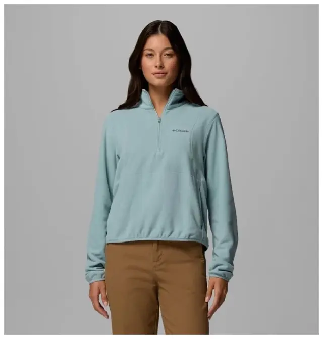 Columbia Vital Valley™ Crushed Blue – Γυναικεία Μπλούζα Fleece 1/2 Zip - 2155431-461 - XS