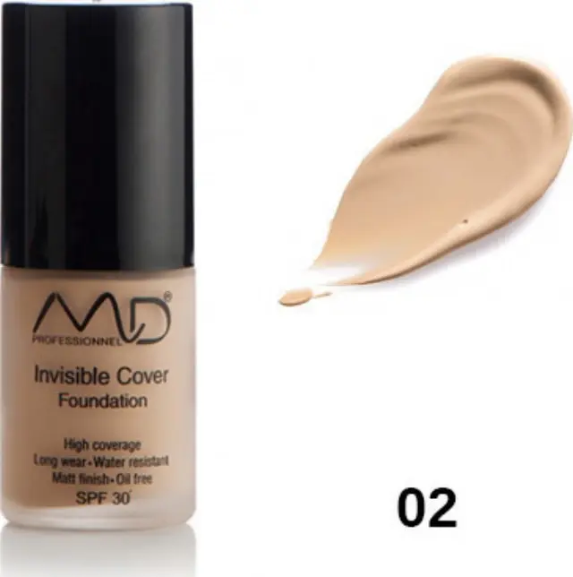 MD Professionel Invisible Cover Foundation 15ml 02-Warm Beige