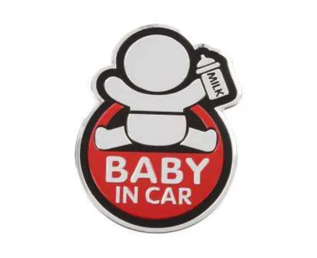 Αυτοκόλλητο baby on board ΚΟΚΚΙΝΟ