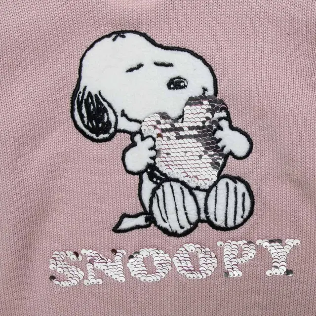 Πουλόβερ Snoopy με διπλές παγιέτες 3