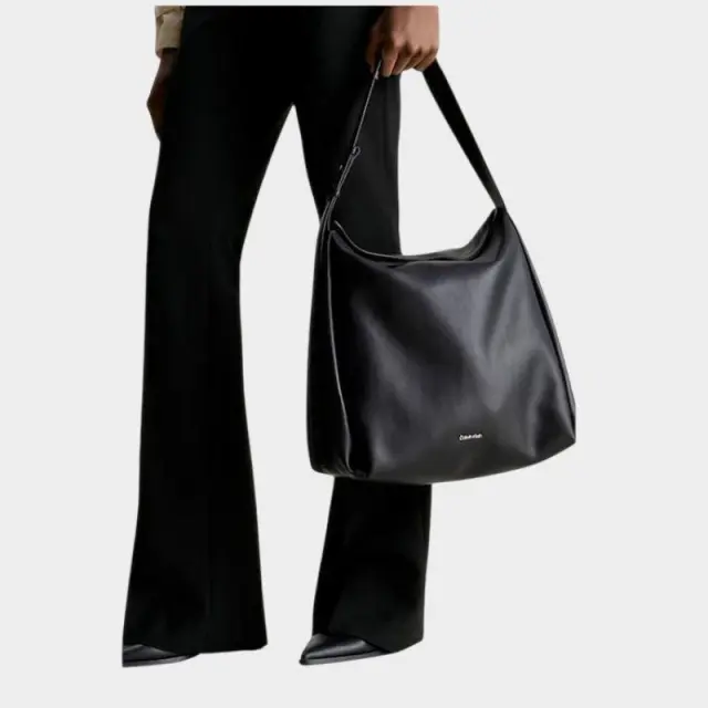 Calvin Klein - Γυναικεία Τσάντα Ώμου Gracie Shopper K60K611365-BEH Μαύρο