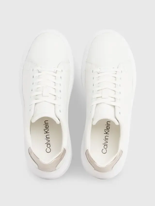 Calvin Klein - Γυναικεία Sneakers Cupsole HW0HW01987-02Z Λευκό 3