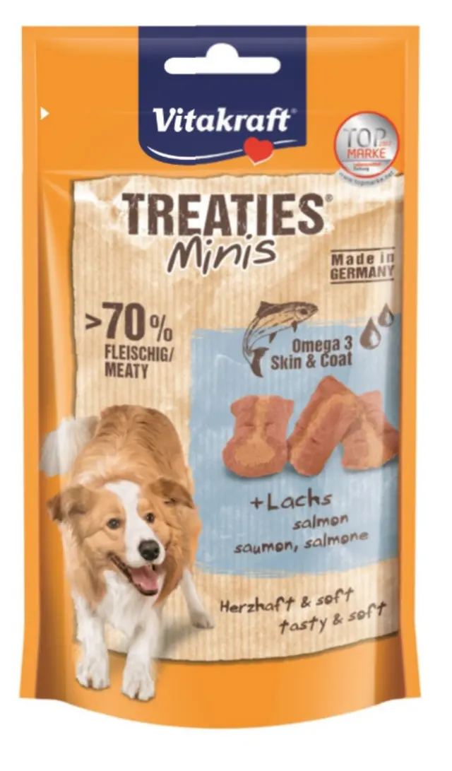 Vitakraft - Treaties Minis AND Salmon AND Omega 3 48gr - 34048 - Pet Supplies