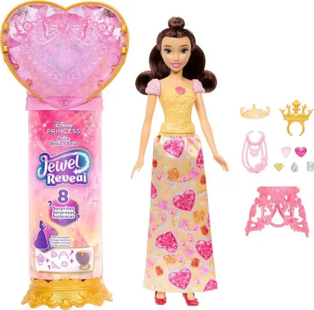 Disney Princess-Πεντάμορφη Με Κοσμηματοθήκη / JHL51 (Mattel)