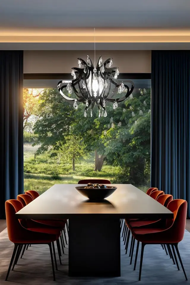 Lillibet Suspension Black M κρεμαστό φωτιστικό LED Μαύρο