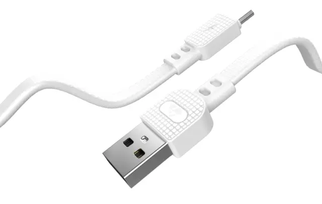 POWERTECH καλώδιο USB σε Micro USB armor PTR-0098, 15W 3A, 1m, λευκό