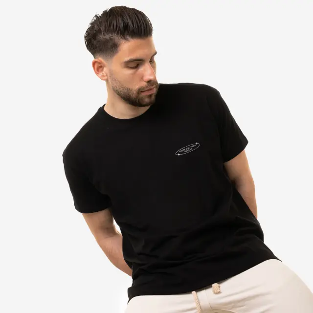 T-shirt Noshame® Μαύρο με τύπωμα Faith over Fear - 122580 - XXL 3