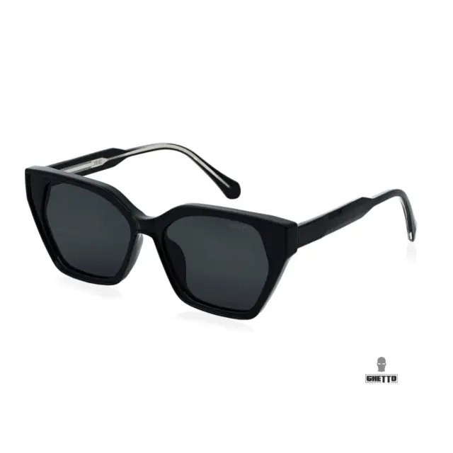 Ghetto Cat Eye Sunglasses Black Frame For Women