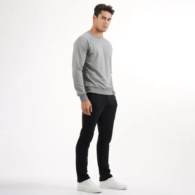 Magnetic North F'Terry Open Hem Pant (50017-Black) - Μαύρο 3