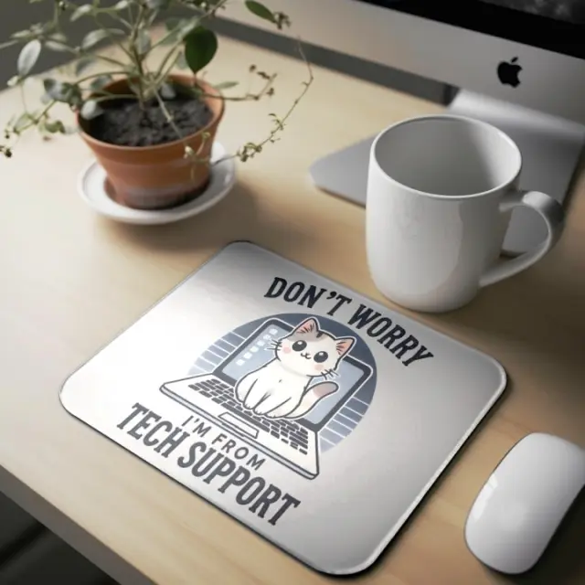 Mousepad cat A03 Διαστάσεις: 23cm(μήκος) x 20cm (ύψος)