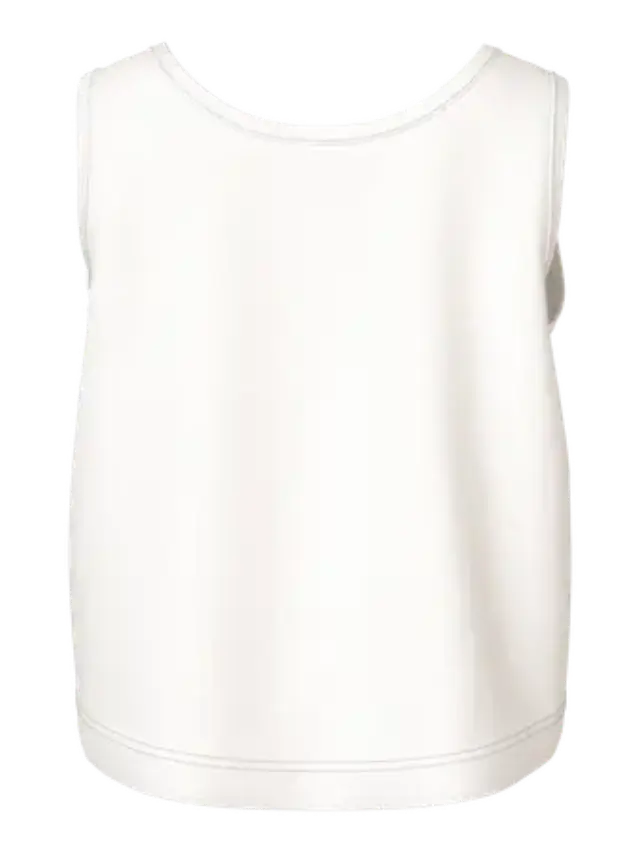 Name It Αμάνικο Τοπ κοριτσίστικο πλεκτό Λευκό NMFVIGEA TANK SHORT TOP - 13241642 3