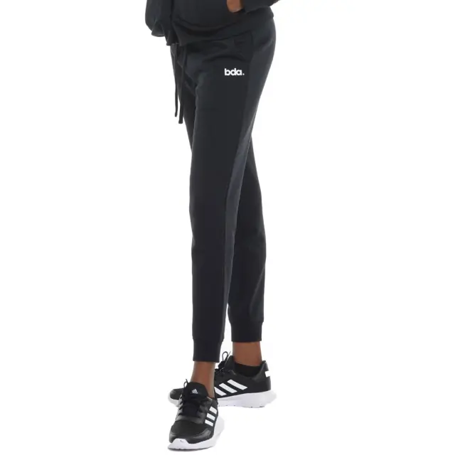BODY ACTION FLEECE SKINNY JOGGERS - L