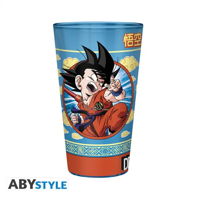 Ποτήρι γυάλινο DRAGON BALL - Large Glass - 400ml -Goku & the Flying Nimbus ABYVER312 2