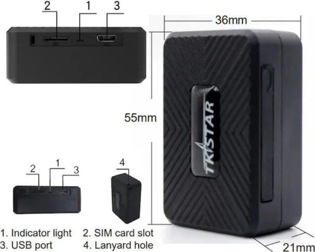 Μίνι GPS TK-913 αδιάβροχο TKSTAR GPS με μαγνήτη και ακρόαση, δωρεάν η εφαρμογή