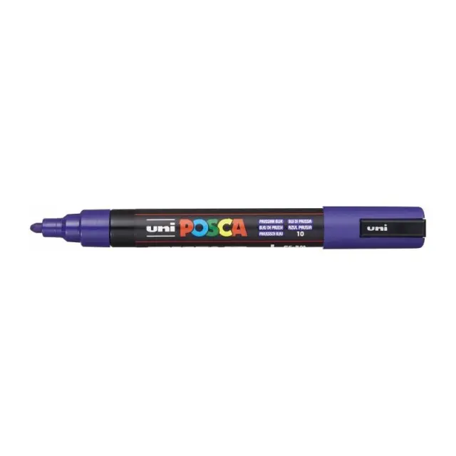 Μαρκαδόρος Σχεδίου Uni Posca PC-5M Medium με πάχος μύτης 1.8-2.5mm - Prussian BluePC-5M(E) - ΠPΩΣΣIKO MΠΛE