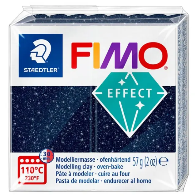 Πολυμερικός Πηλός Staedtler Fimo Effect No352 - Galaxy Blue - 57gr