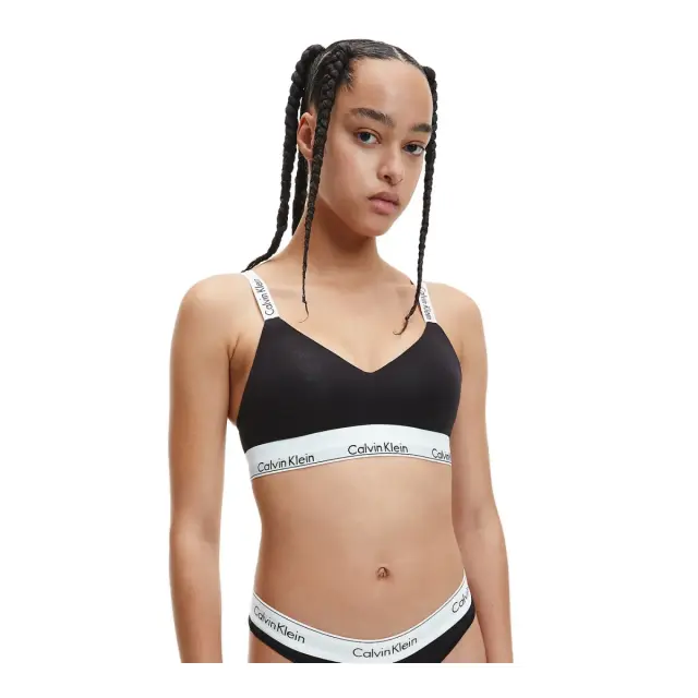 Calvin Klein Γυναικείο Μπουστάκι Modern Cotton, Χρώμα Μαύρο