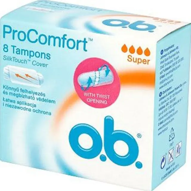 Ταμπόν o.b ProComfort SilkTouch Super 8Τμχ
