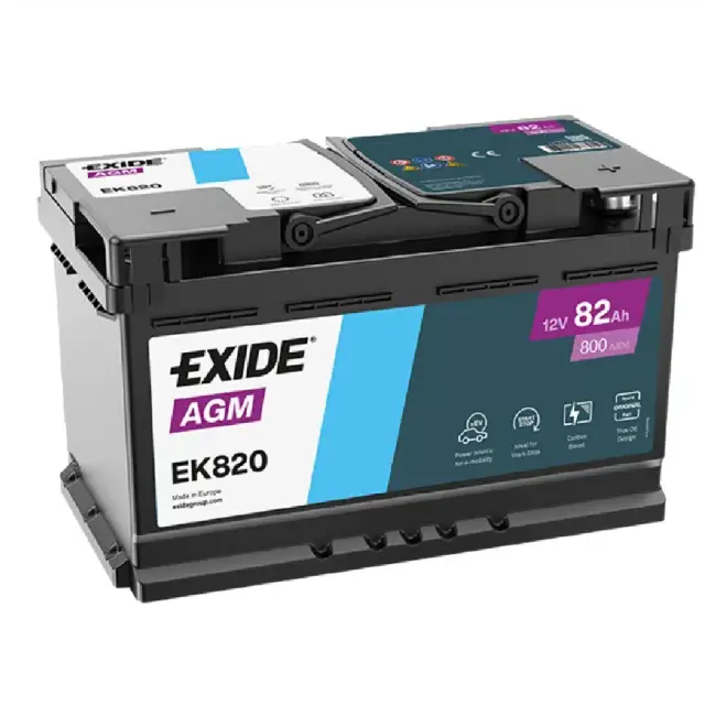 Μπαταρία EXIDE AGM EK820 12V 82Ah 800A (EN)