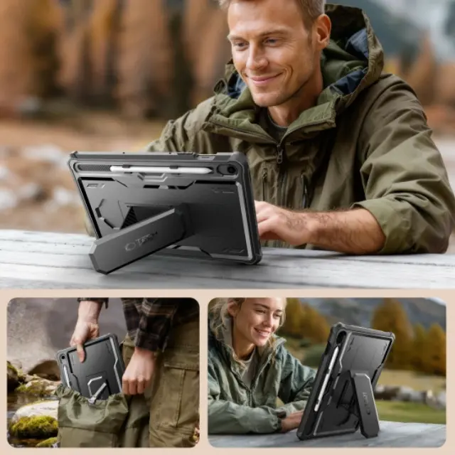 Tech-protect Kevlar Pro Galaxy Tab S9 11.0 / S10 Fe 10.9 / S10 Lite 10.9 Black 2