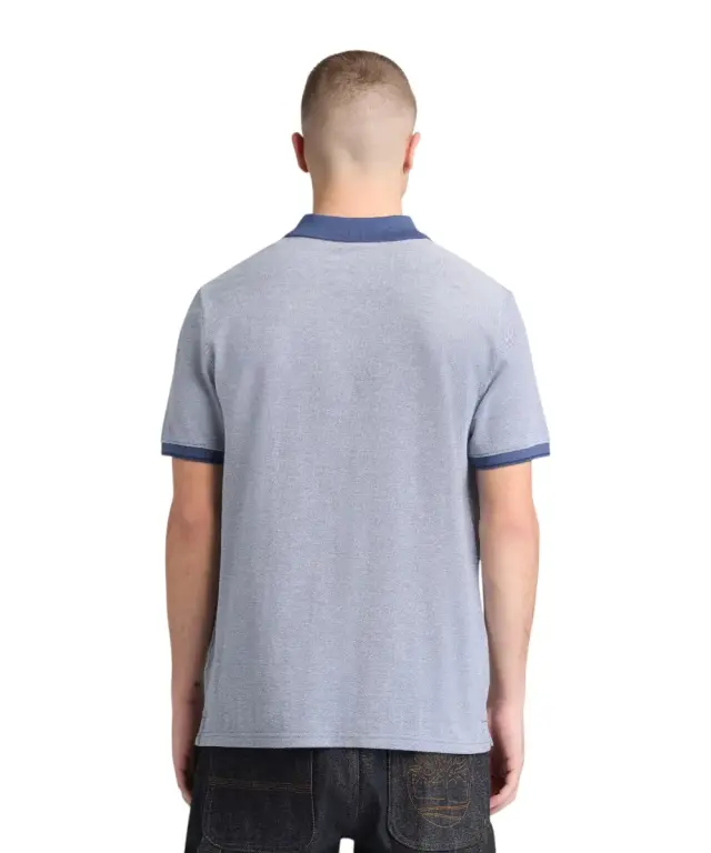 Timberland - Ανδρικό T-shirt Polo Oyster River Oxford Regular Fit TB0A2EC2-EYO Μπλε - S 3
