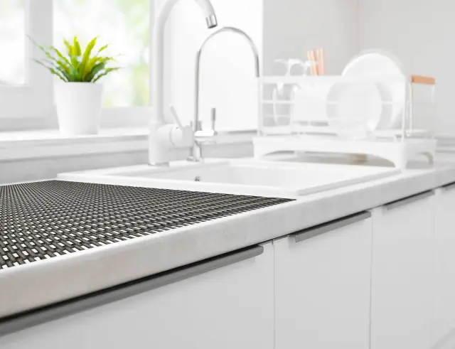 Αντιολισθητικό Πατάκι Νεροχύτη Tubulo Douceur d'intérieur με διαστάσεις 43x32cm - Charcoal Grey 1740163 3