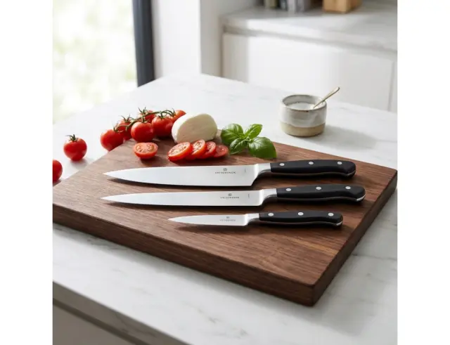 Σετ Μαχαίρια Victorinox Grand Maitre με μήκος λεπίδας 17cm - 3 τεμάχια - Σε ειδική συσκευασία δώρου 7.7243.3
