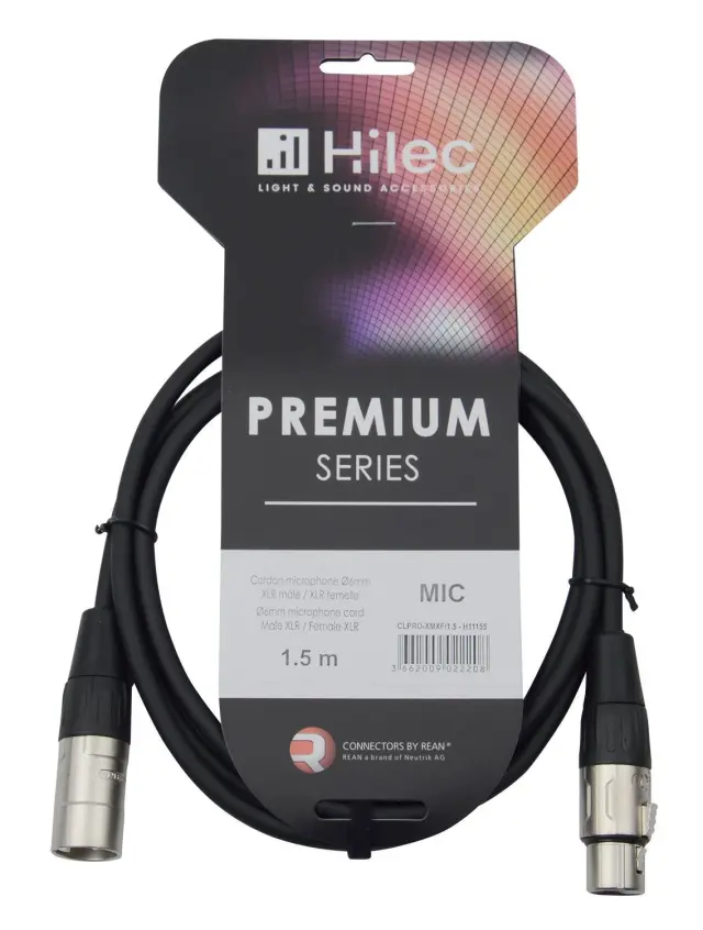 HILEC CLPRO-XMXF/1.5 ΚΑΛΩΔΙΟ ΜΙΚΡΟΦΩΝΟΥ ΜΗΚΟΥΣ 1.5m