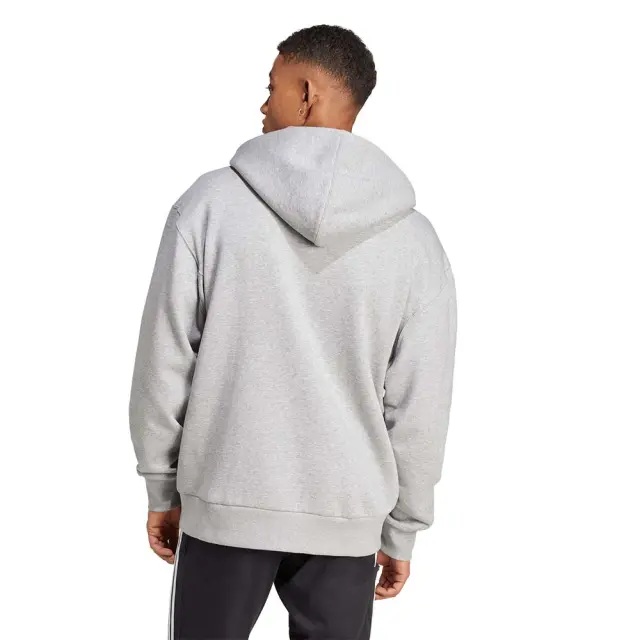adidas Sportswear Men's All SZN Fleece Full-Zip Hoodie Γκρι IY4159 (adidas Sportswear) 2