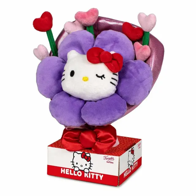 Λούτρινο Hello Kitty Μπουκέτο 28cm 2