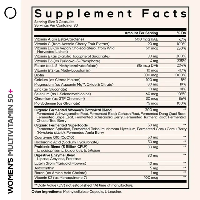 Codeage Women's Multivitamin 50+ 2