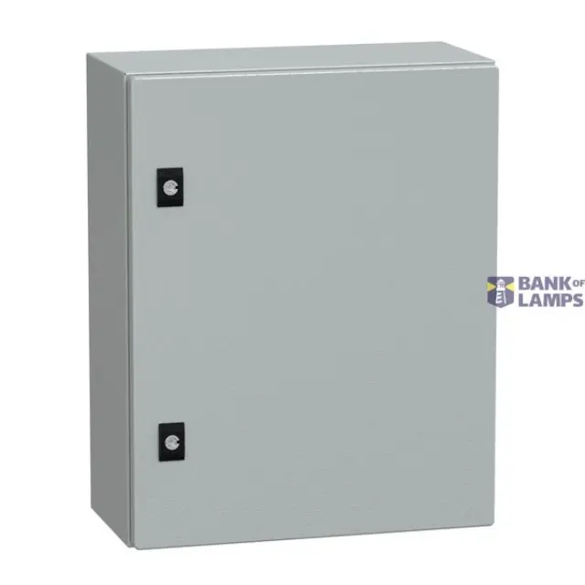 Spacial CRN plain door w/o mount.plate. H500xW400xD200 IP66 IK10 RAL7035..