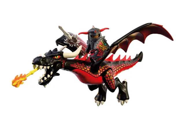 Playmobil 72114 - Knights Μαύρος Δράκος και Ιππότης