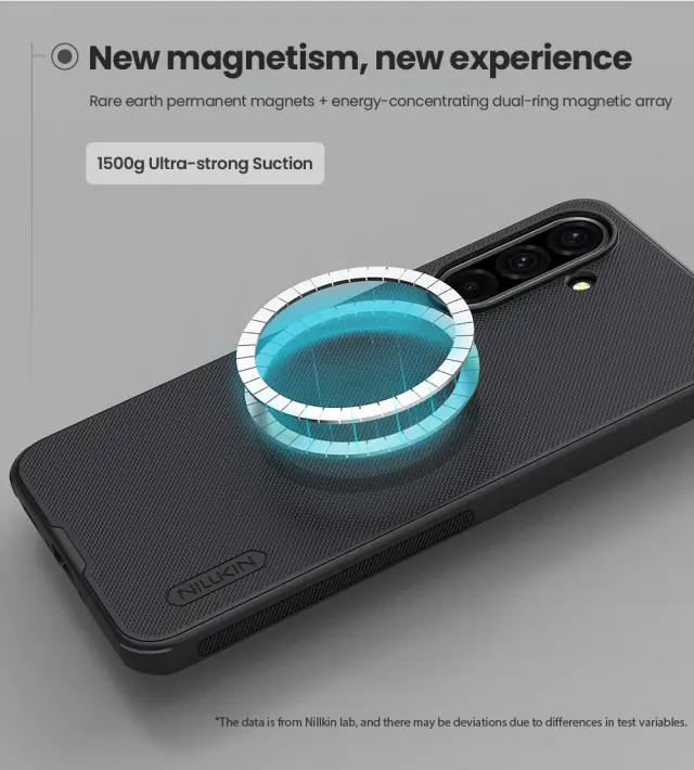 Nillkin Super Frosted PRO Magnetic Back Cover for Samsung Galaxy A36 5G Black 3