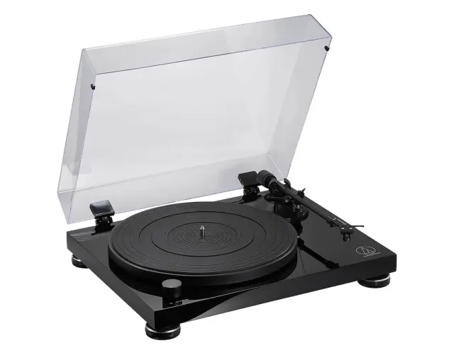 Πικάπ Audio Technica AT-LPW50BP με belt drive, προενισχυτή, ταχύτητες 33-1/3, 45 RPM και σύνδεση RCA - Black 2