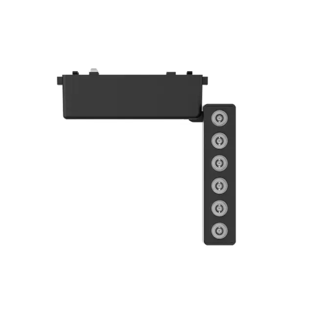 InLight Φωτιστικό LED 6W 3000K για Ultra-Thin μαγνητική ράγα σε μαύρη απόχρωση D:12,2cmX8cm (T03301-BL) 2