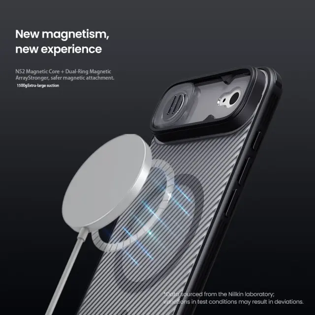 Nillkin CamShield PRO Magnetic Hard Case for Apple iPhone Air Transparent Black 3