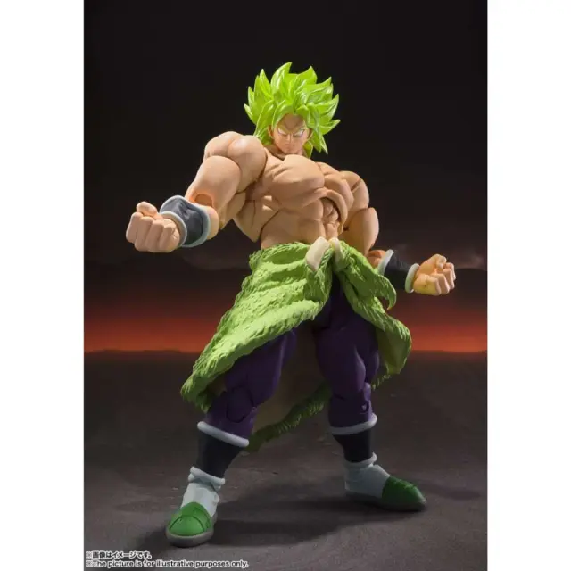 Dragon Ball Z Broly Super Saiyan S.H.Figuarts 22cm Συλλεκτική Φιγούρα 2